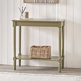 Heritage Olive Pine Wood Console Table from Roseland Furniture