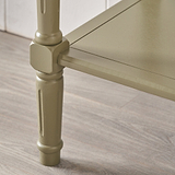 Heritage Olive Pine Wood Console Table from Roseland Furniture