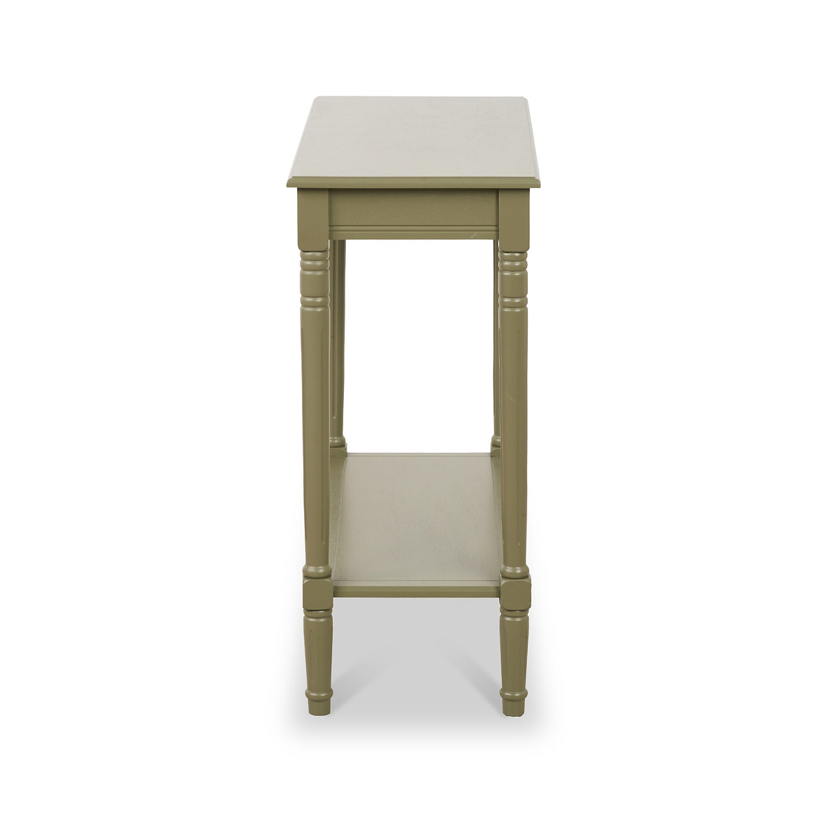 Heritage Olive Pine Wood Console Table from Roseland Furniture
