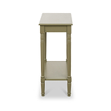 Heritage Olive Pine Wood Console Table from Roseland Furniture