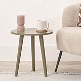 Croft Pine Side Table Olive from Roseland Furniture