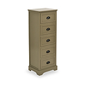 Croft Olive 5 Drawer Tallboy from Roseland Furniture
