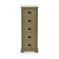 Croft Olive 5 Drawer Tallboy from Roseland Furniture
