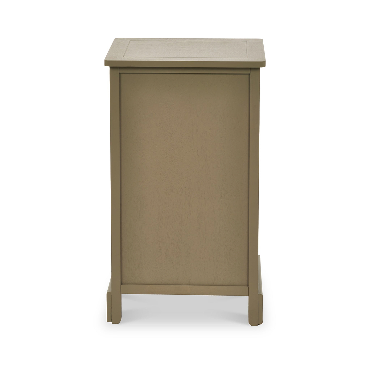 Croft Pine 3 Drawer Bedside Table Olive from Roseland Furniture