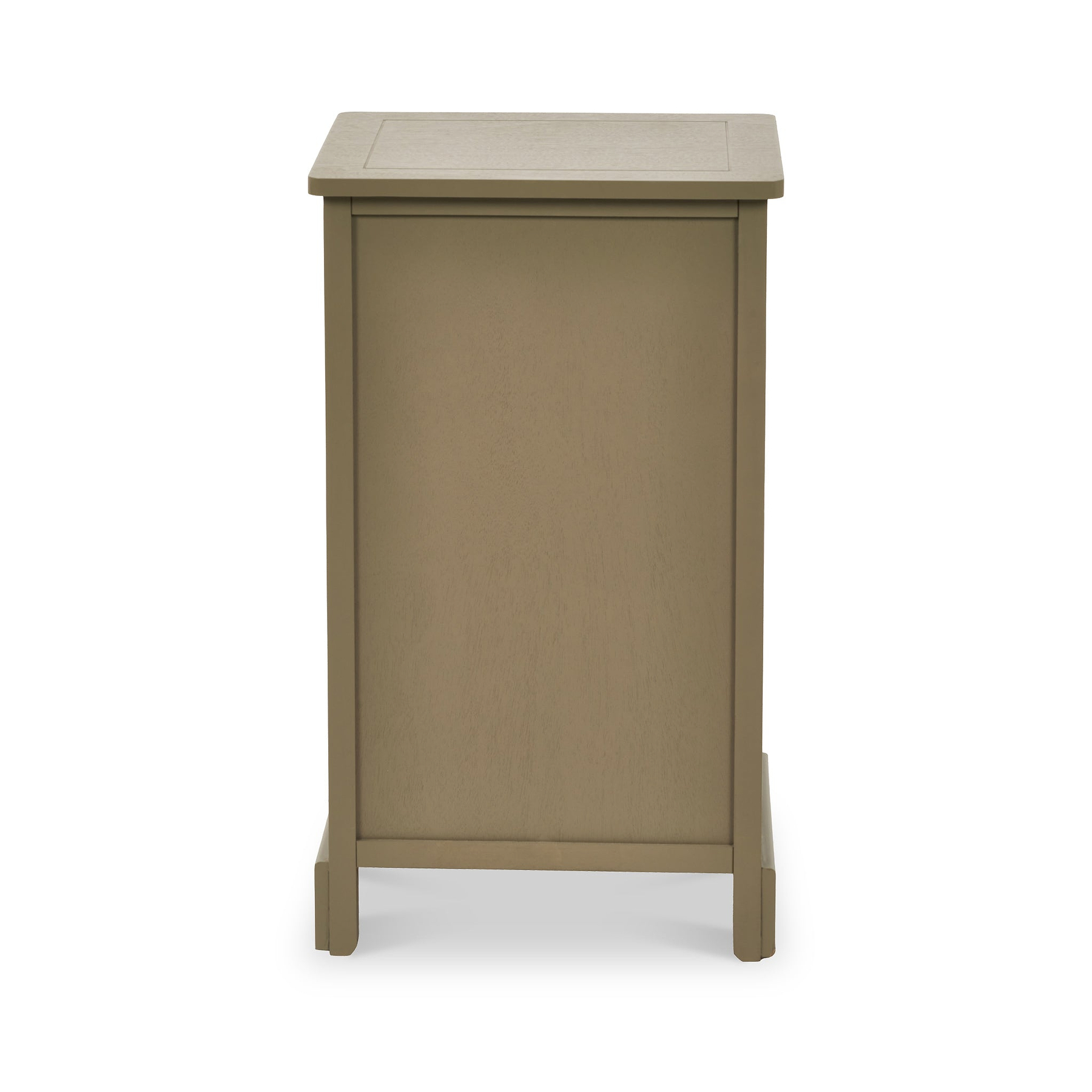 Croft Pine 3 Drawer Bedside Table Olive from Roseland Furniture