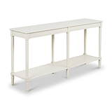 Heritage Pine Large Console Table EWhite from Roseland Furniture