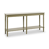 Heritage Pine Large Console Table Olive from Roseland Furniture