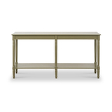 Heritage Pine Large Console Table Olive from Roseland Furniture