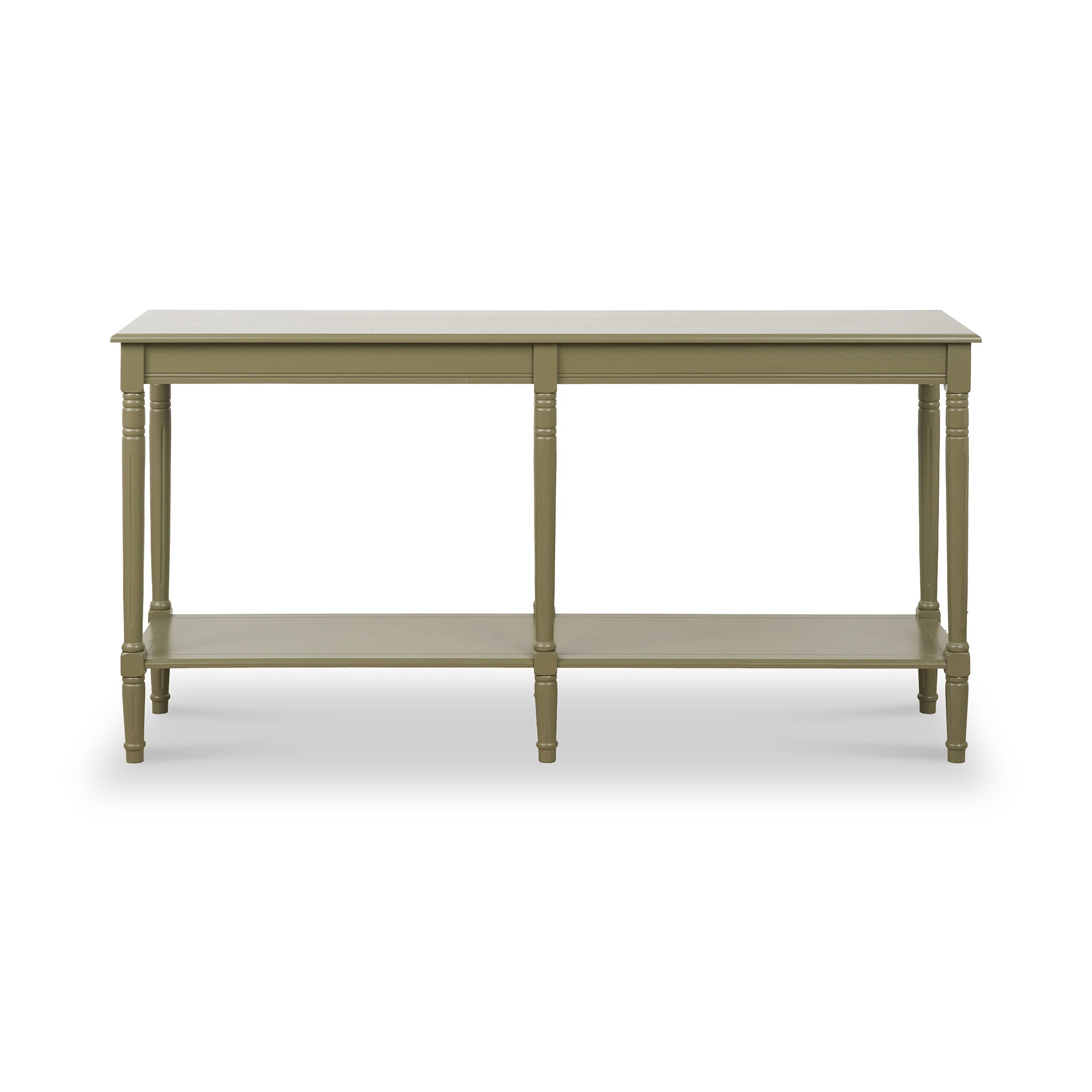 Heritage Pine Large Console Table Olive from Roseland Furniture