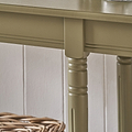 Heritage Pine Large Console Table Olive from Roseland Furniture