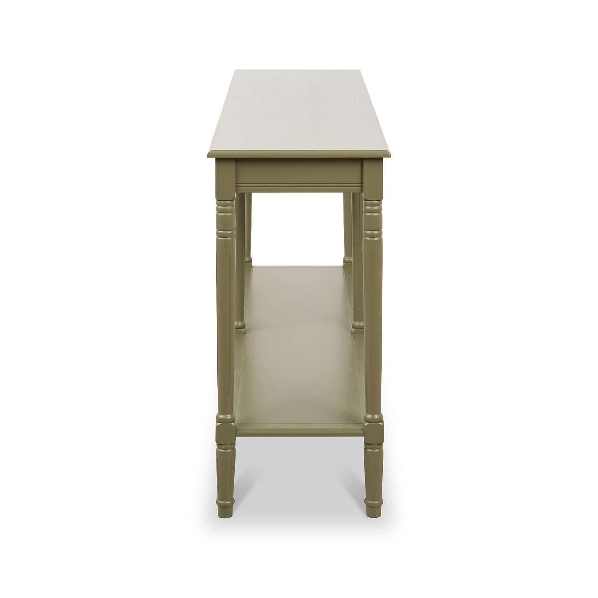 Heritage Pine Large Console Table Olive from Roseland Furniture