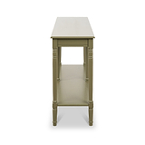 Heritage Pine Large Console Table Olive from Roseland Furniture