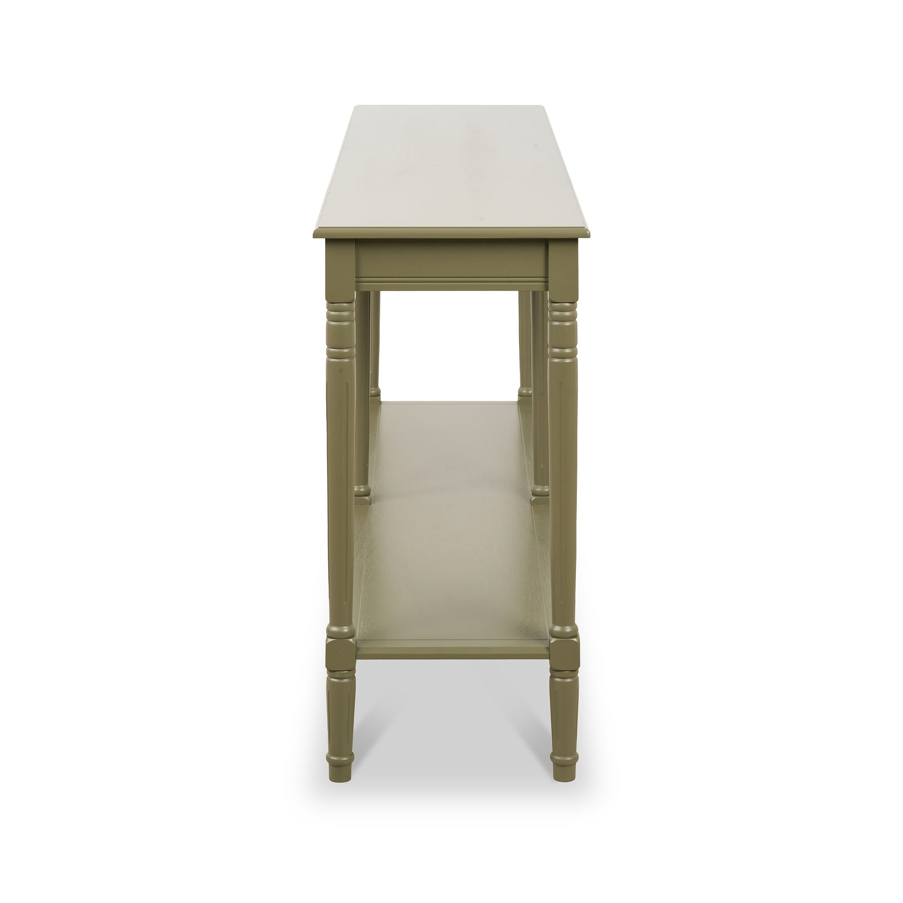 Heritage Pine Large Console Table Olive from Roseland Furniture