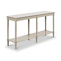 Heritage Pine Large Console Table Putty from Roseland Furniture