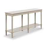 Heritage Pine Large Console Table Putty from Roseland Furniture