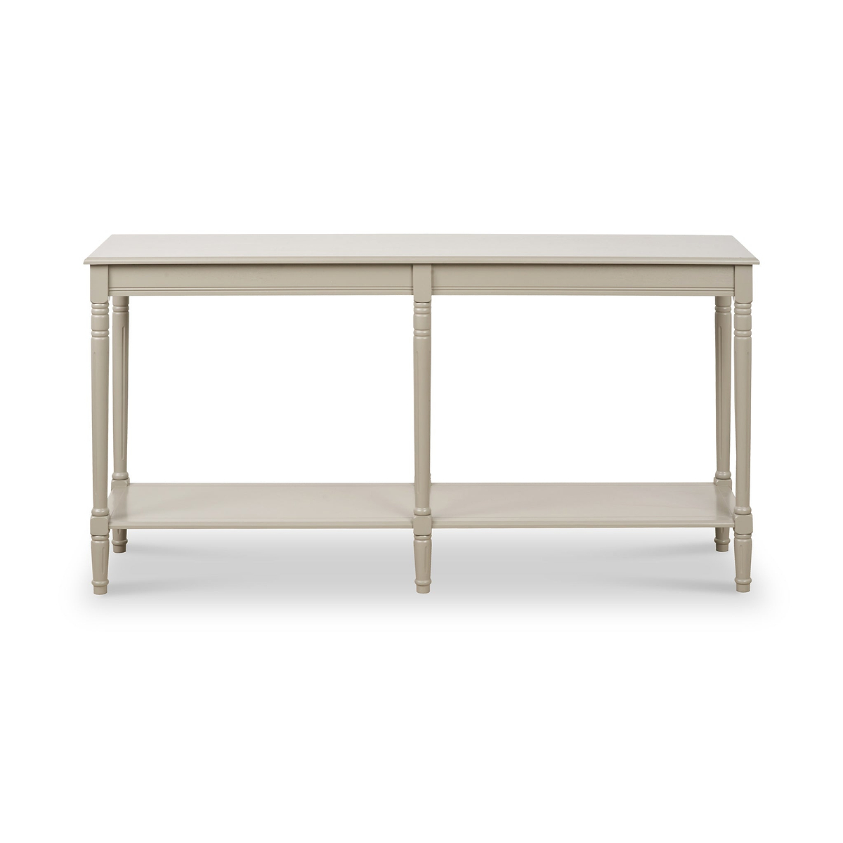 Heritage Pine Large Console Table Putty from Roseland Furniture