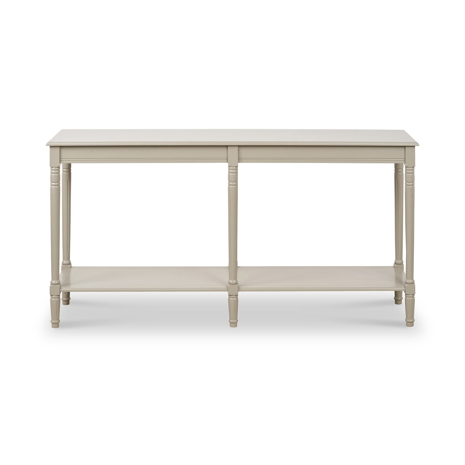 Heritage Pine Large Console Table Putty from Roseland Furniture