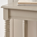 Heritage Pine Large Console Table Putty from Roseland Furniture