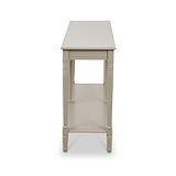 Heritage Pine Large Console Table Putty from Roseland Furniture