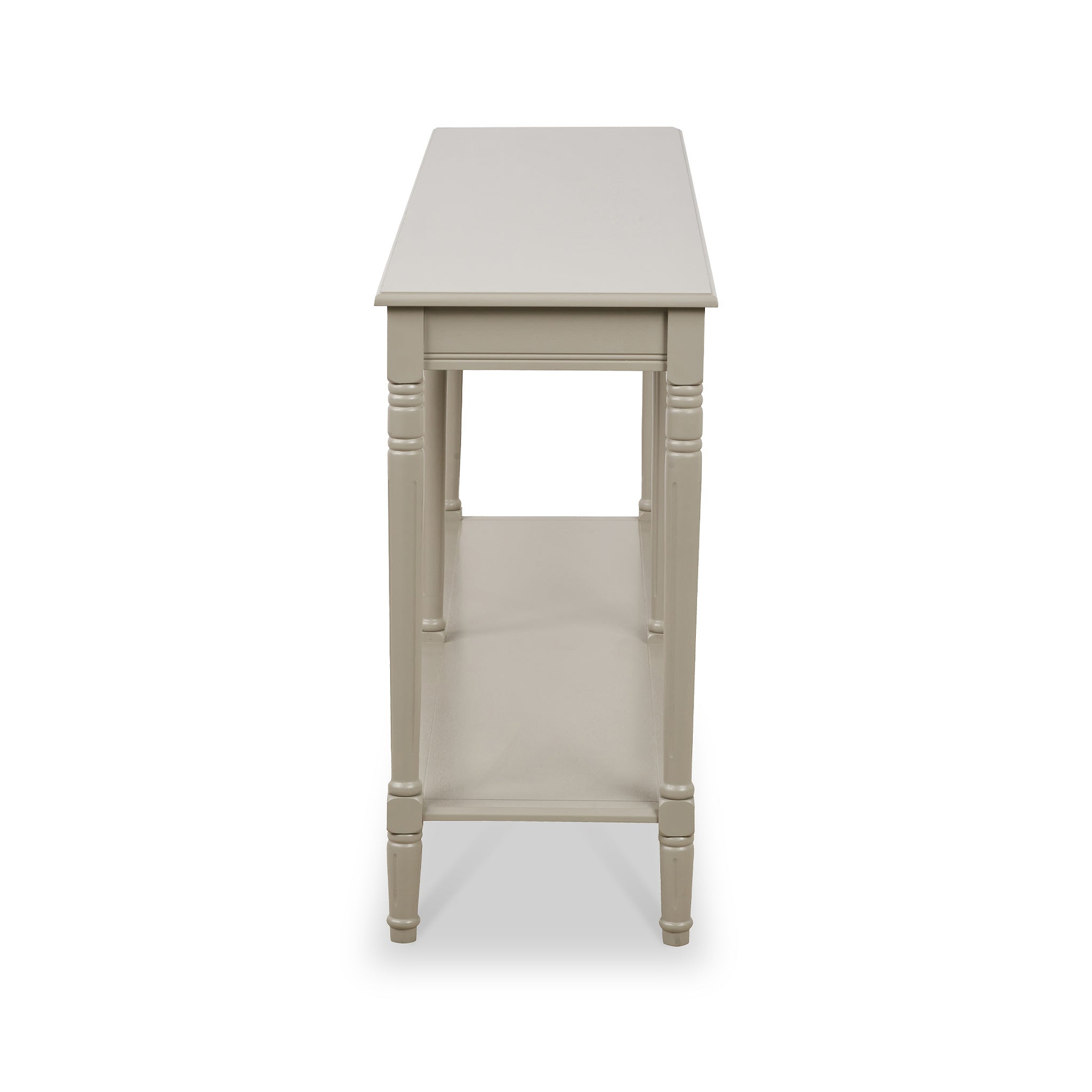 Heritage Pine Large Console Table Putty from Roseland Furniture