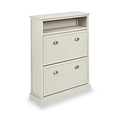 Croft Pine Shoe Storage Unit Linen from Roseland Furniture