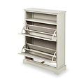 Croft Pine Shoe Storage Unit Linen from Roseland Furniture