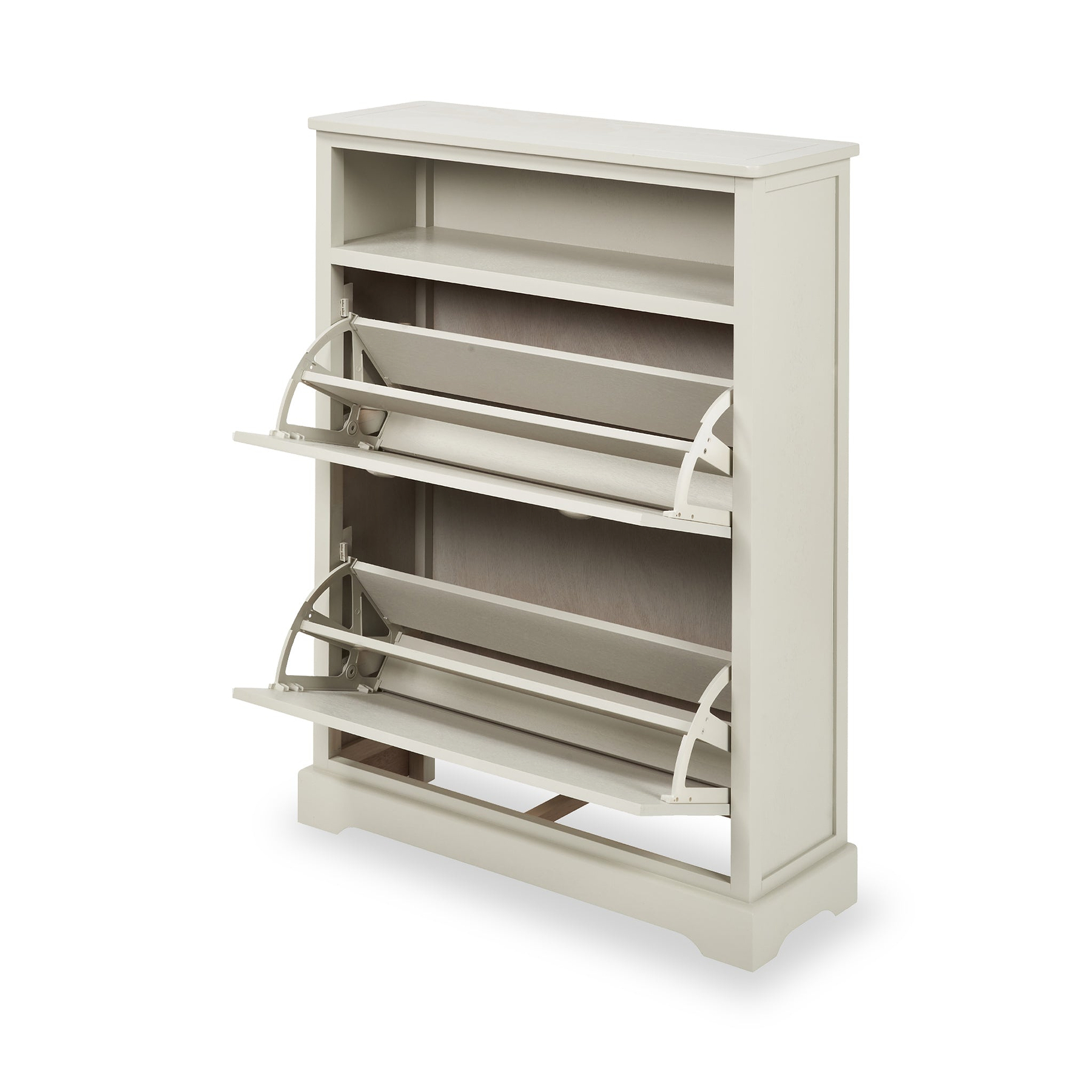 Croft Pine Shoe Storage Unit Linen from Roseland Furniture