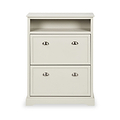 Croft Pine Shoe Storage Unit Linen from Roseland Furniture