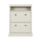 Croft Pine Shoe Storage Unit Linen from Roseland Furniture