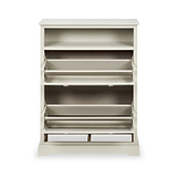 Croft Pine Shoe Storage Unit Linen from Roseland Furniture