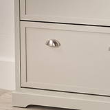 Croft Pine Shoe Storage Unit Linen from Roseland Furniture