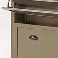 Croft Pine Shoe Storage Unit Olive from Roseland Furniture