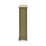 Croft Pine Shoe Storage Unit Olive from Roseland Furniture
