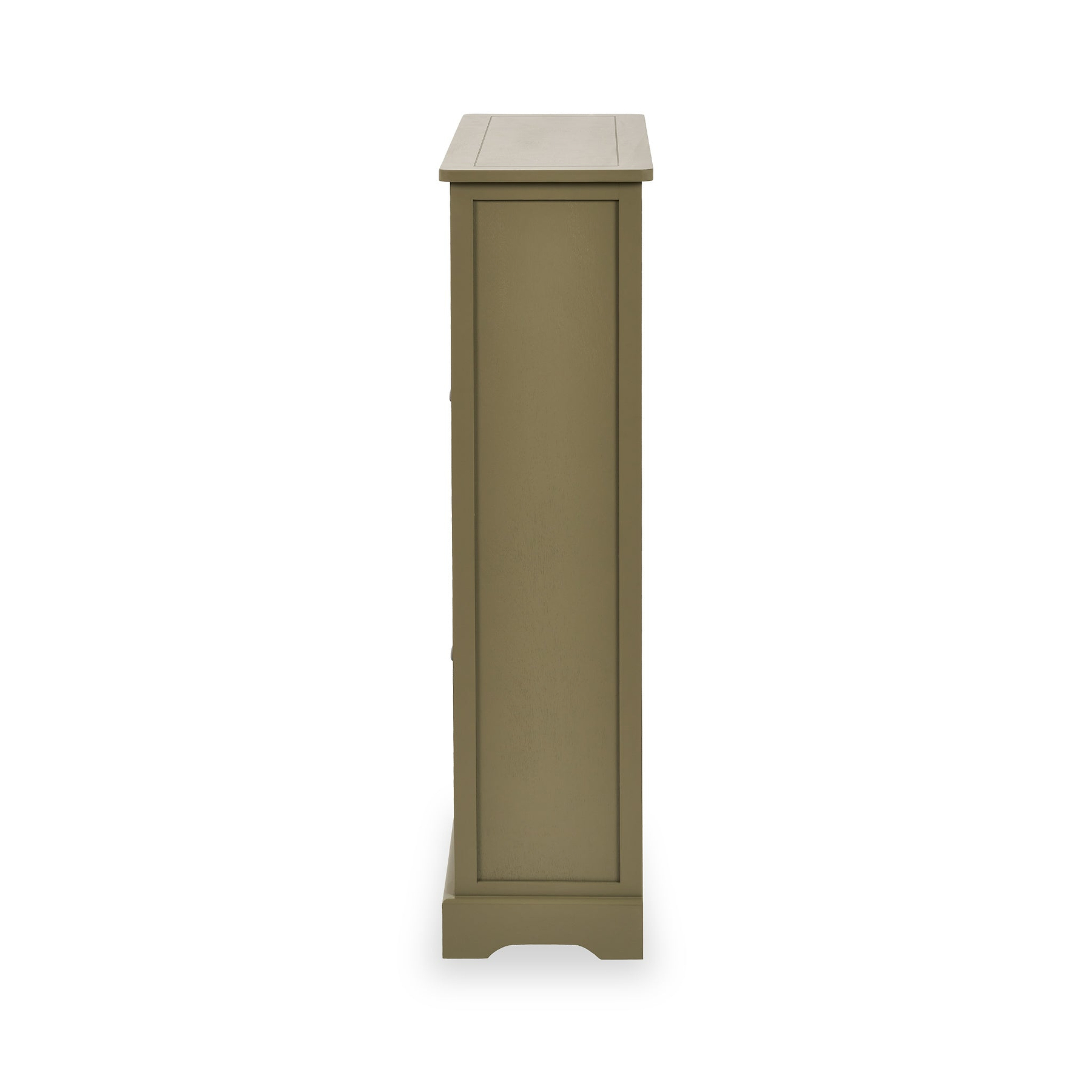 Croft Pine Shoe Storage Unit Olive from Roseland Furniture