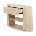 Tivoli Travertine Effect 1 Drawer Console Table from Roseland Furniture
