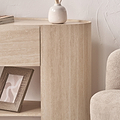 Tivoli Travertine Effect 1 Drawer Console Table from Roseland Furniture