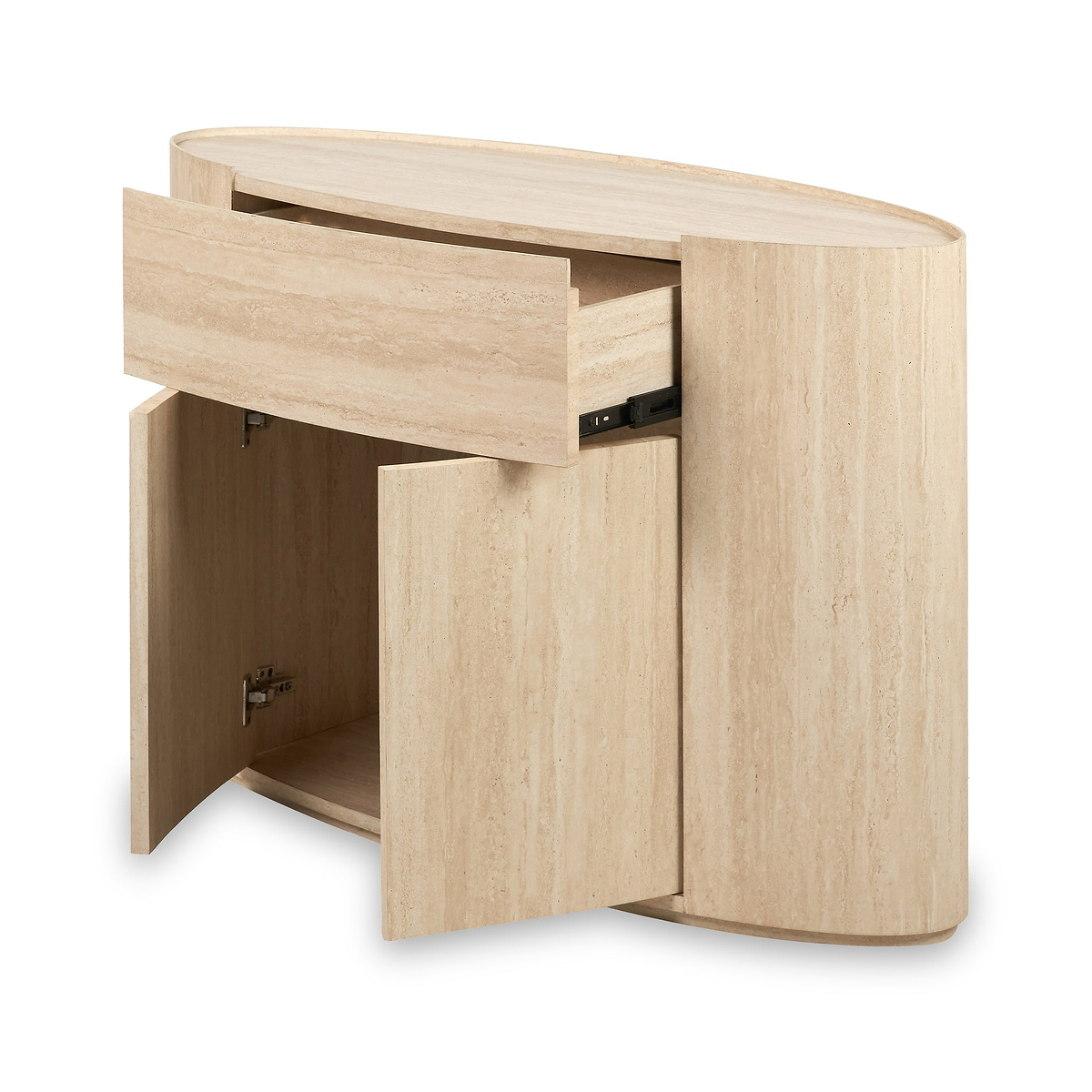 Tivoli Travertine Effect Small Sideboard from Roseland Furniture