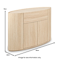 Tivoli Travertine Effect Small Sideboard from Roseland Furniture