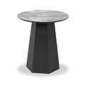 Myana Marble Effect Side Table from Roseland Furniture
