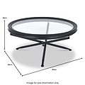 Elwood Glass Coffee Table from Roseland Furniture