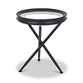Elwood Glass Side Table from Roseland Furniture