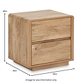 Eversley 2 Drawer Bedside from Roseland Furniture