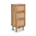 Henrik Natural Rattan 3 Drawer Chest from Roseland Furniture