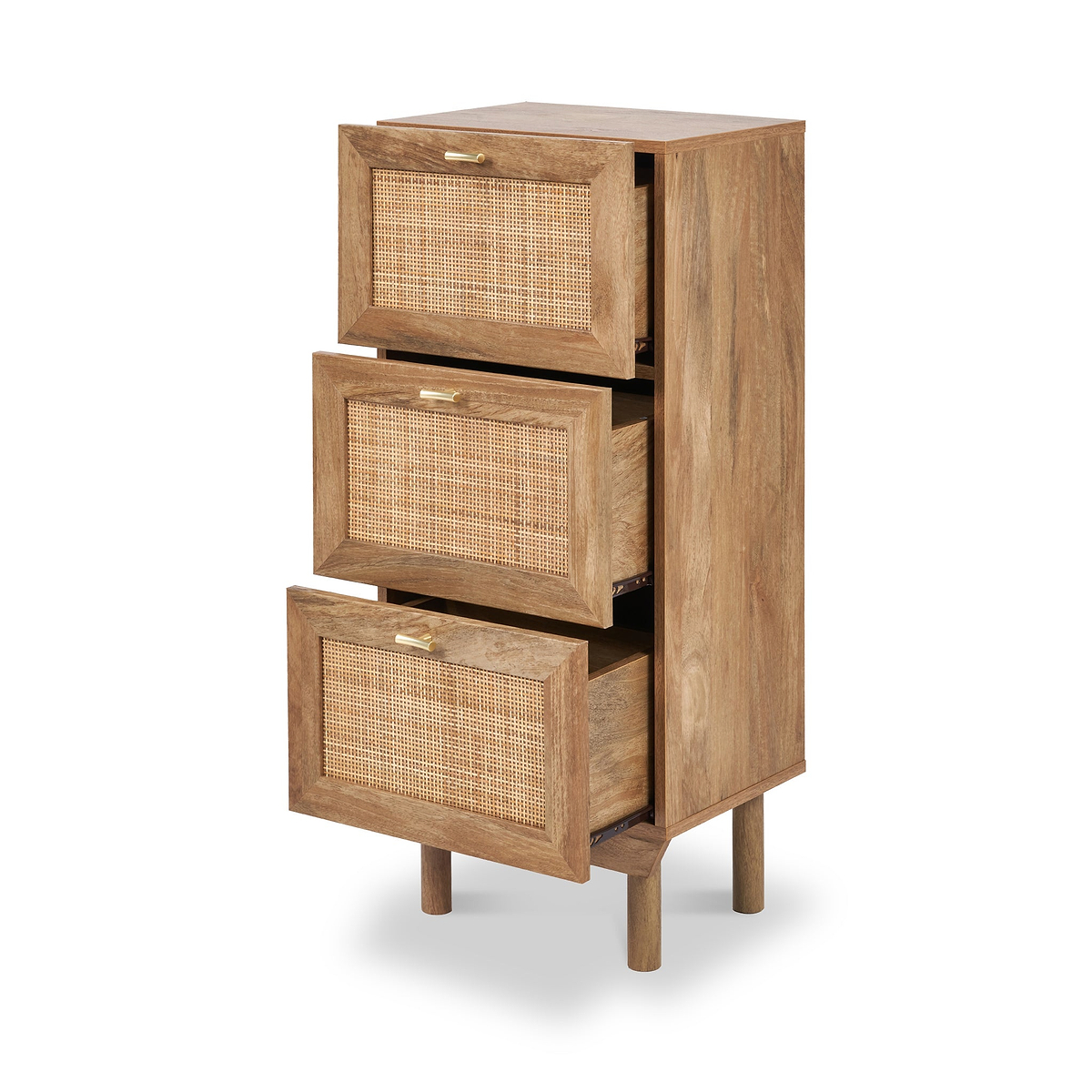 Henrik Natural Rattan 3 Drawer Chest from Roseland Furniture