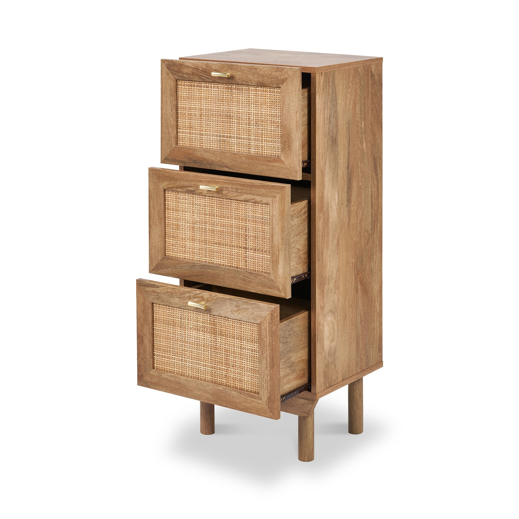 Henrik Natural Rattan 3 Drawer Chest from Roseland Furniture