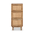 Henrik Natural Rattan 3 Drawer Chest from Roseland Furniture