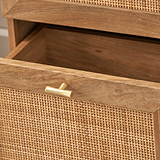 Henrik Natural Rattan 3 Drawer Chest from Roseland Furniture