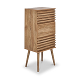 Larvik Slatted Eucalyptus 3 Drawer Chest from Roseland Furniture