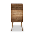 Larvik Slatted Eucalyptus 3 Drawer Chest from Roseland Furniture