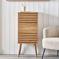 Larvik Slatted Eucalyptus 3 Drawer Chest from Roseland Furniture